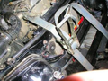 Clutch replacement guide - figure 20 - pulling the engine forward with strap.png