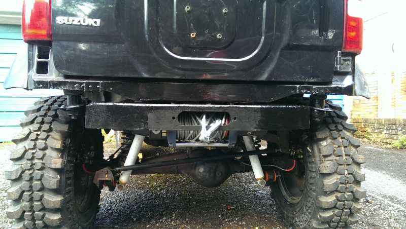 Fitted my rear winch - BigJimny Forum