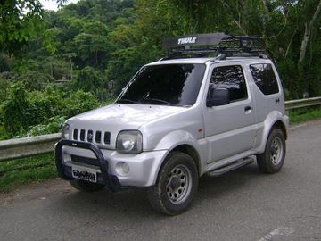 Suzuki Jimny - with roof basket Thule Xperience 828 - A01.jpg