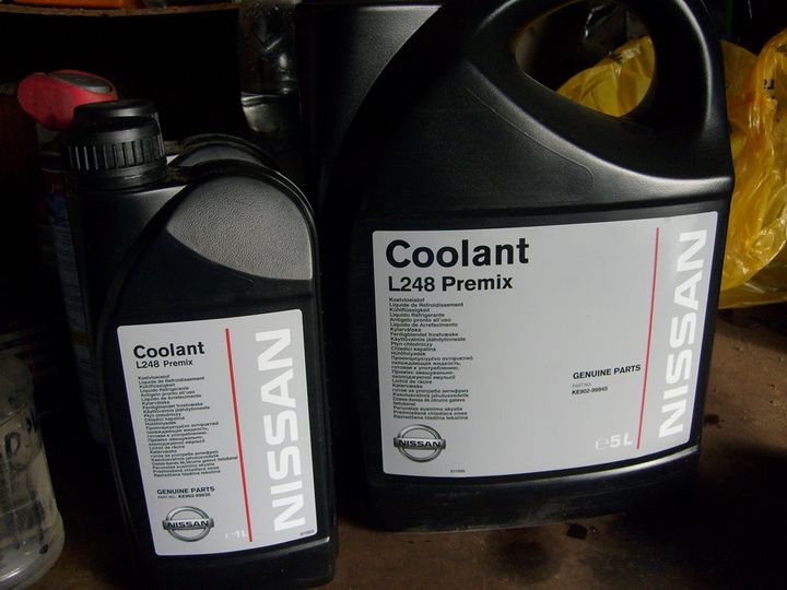 Nissan coolant l250