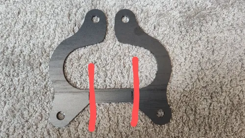 Rear Radius Arm Repair Bracket (O/S)